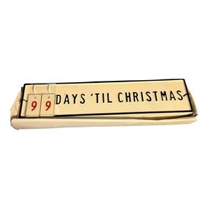 Magnolia‎ Christmas Countdown Sign NEW